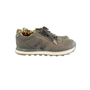 Women's New Balance 501 Sneakers. Black & Leopard. Size 7.5
